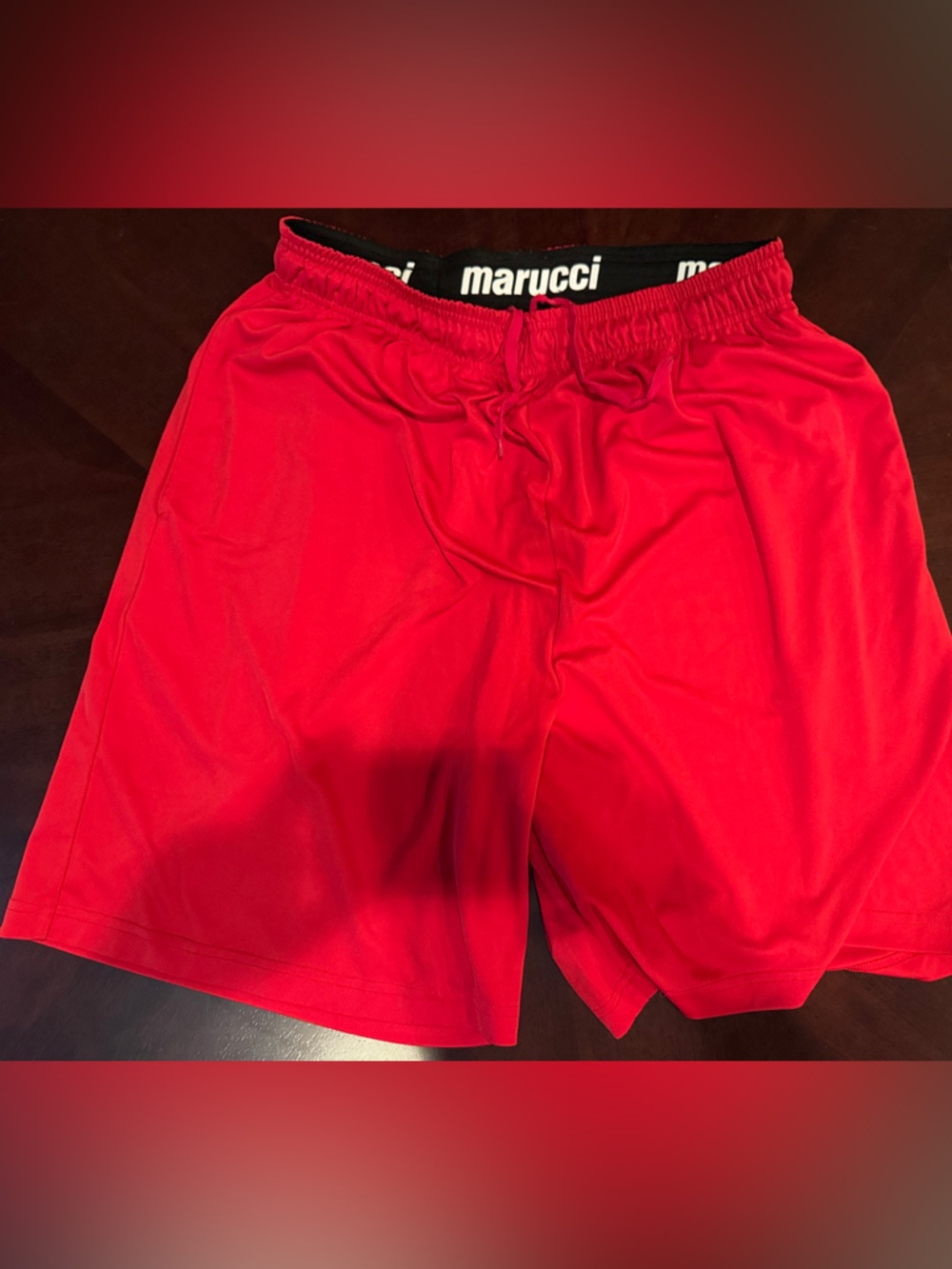 Marucci Red Athletic Shorts